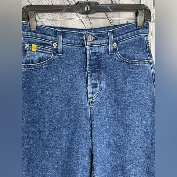 Yoga Jeans Canada High Waist Button Fly Cropped 26 - Picture 2 of 9